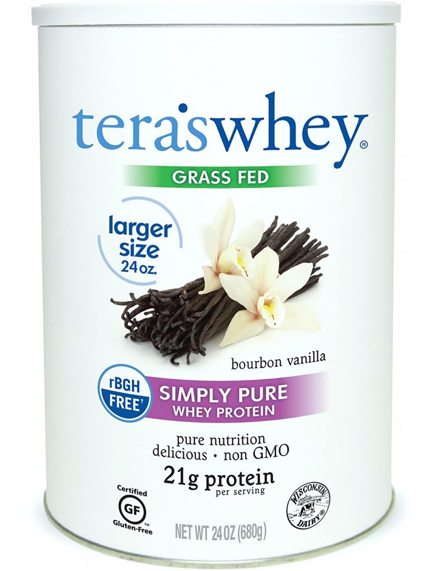 Tera's Whey rBGH Free Whey Protein Bourbon Vanilla (1 Pack)