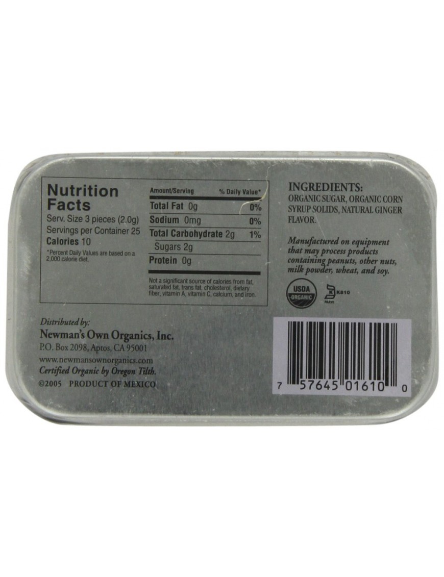 Newman's Own Ginger Mints (6 Pack)