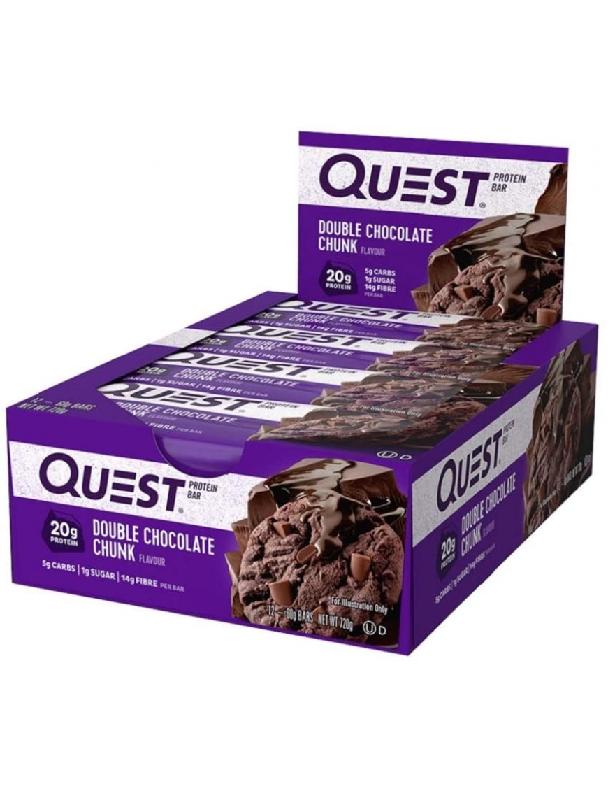 Quest Double Chocolate Chunk Bar (12 Pack)
